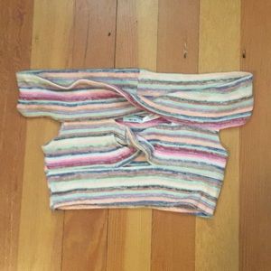 Kimchi Blue Striped Crop Top NWOT Burning Man